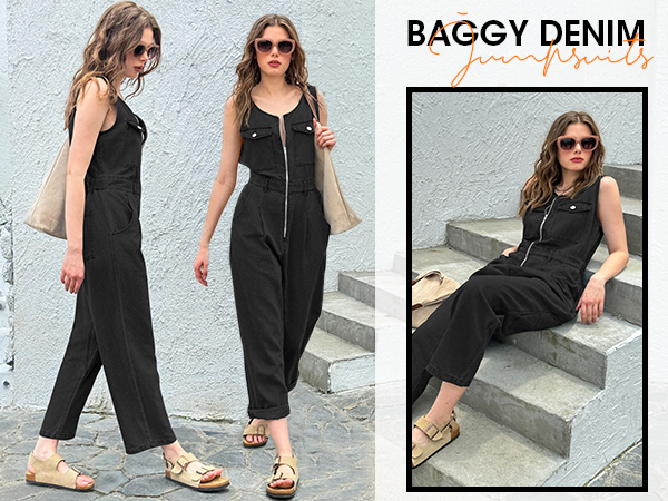 Summer Denim Jumpsuit