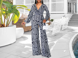 Women''s Casual Long Sleeves Jumpsuits