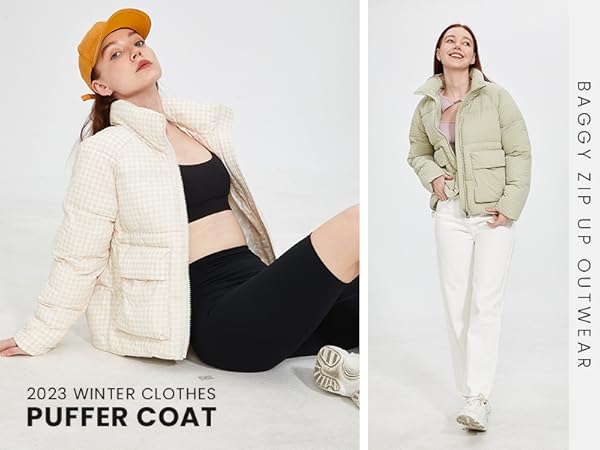 women winter puffer coats