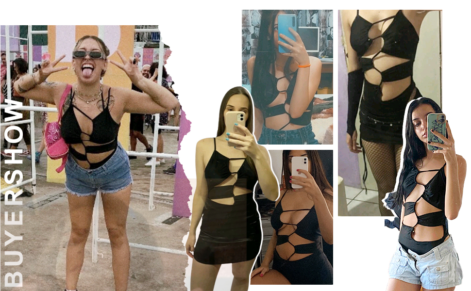 cut out bodysuit for women