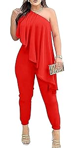 Ruffle Jumpsuits For Women