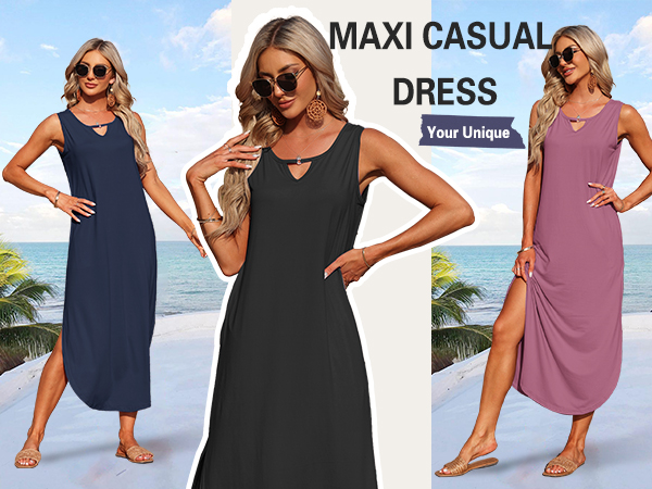 Sleeveless Casual Dress