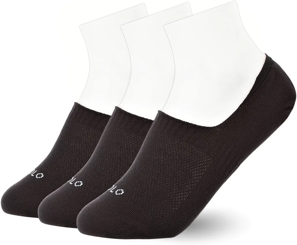 SOLO no show socks 3-pk | BLK-ML