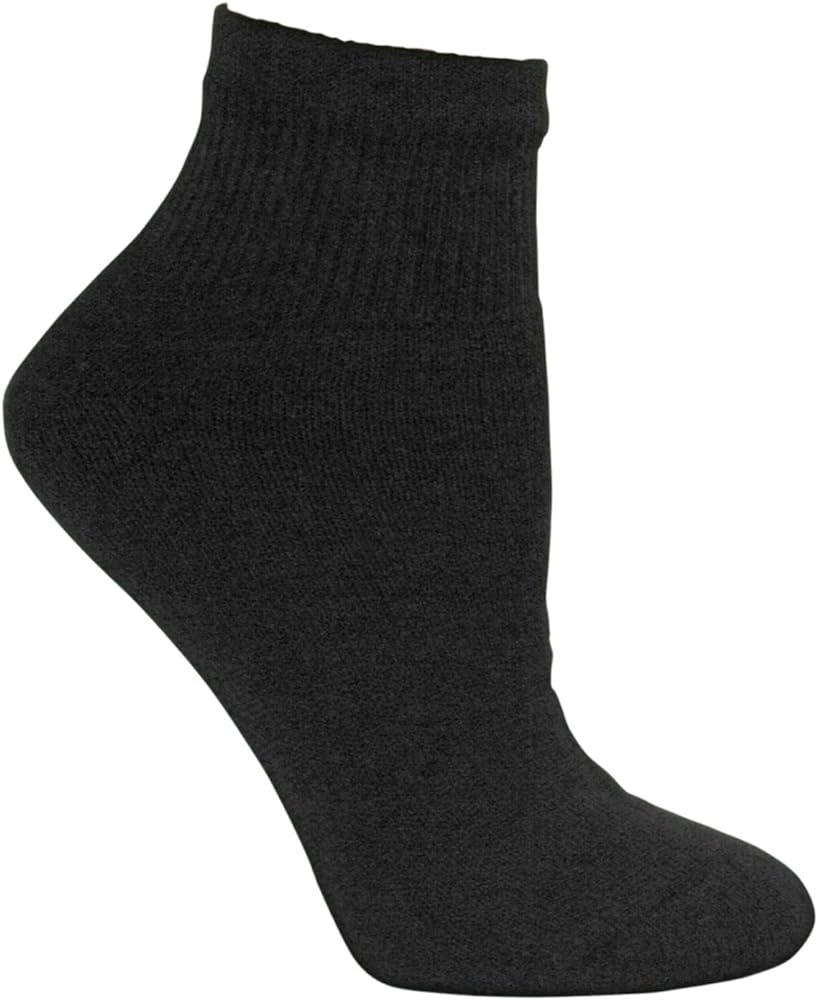 Fruit of the Loom womens Plus 6-pack Light Weight Ankle Socks