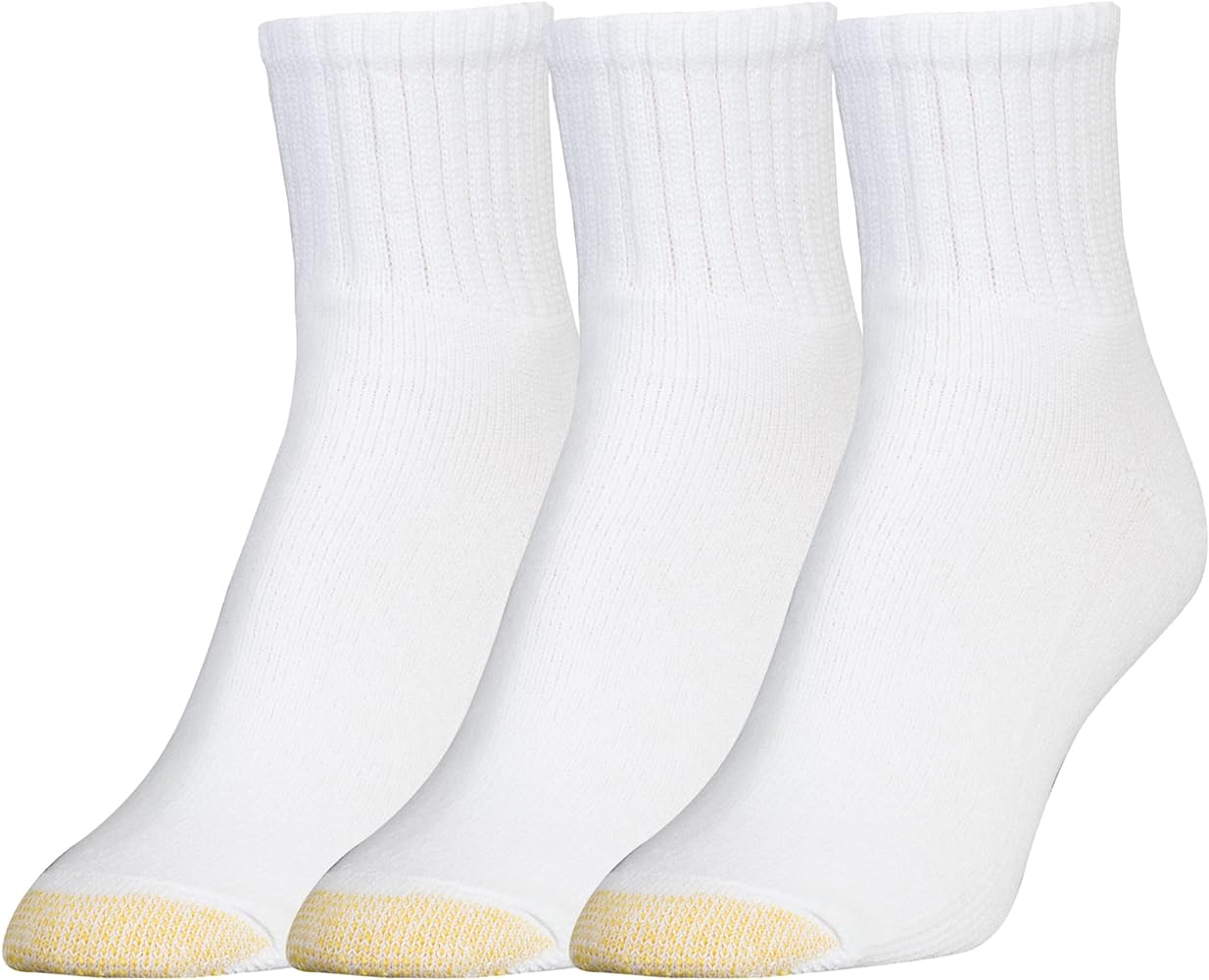 GOLDTOE Women's Hydrotec Quarter Extended Socks 3 Pack