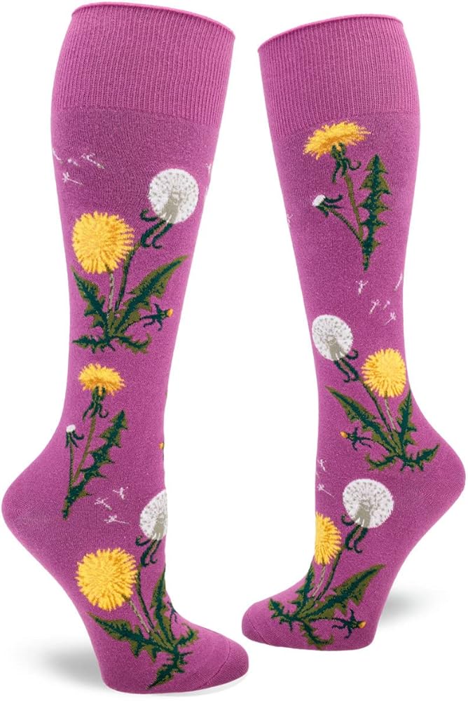 Women's Knee High Botanical & Fungi Socks