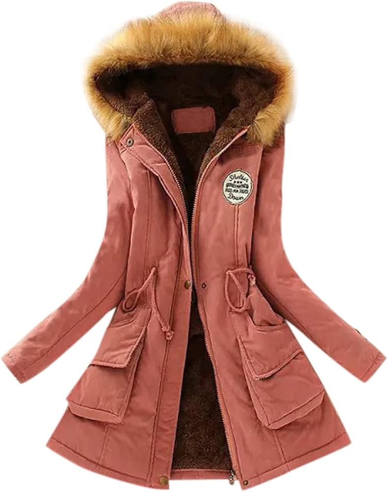 Fuzzy Shaggy Teddy Coats Jacket Lapel Single Breasted Long Sleeve Plus Size Outwear Coat Shaggy Warm Winter Womens