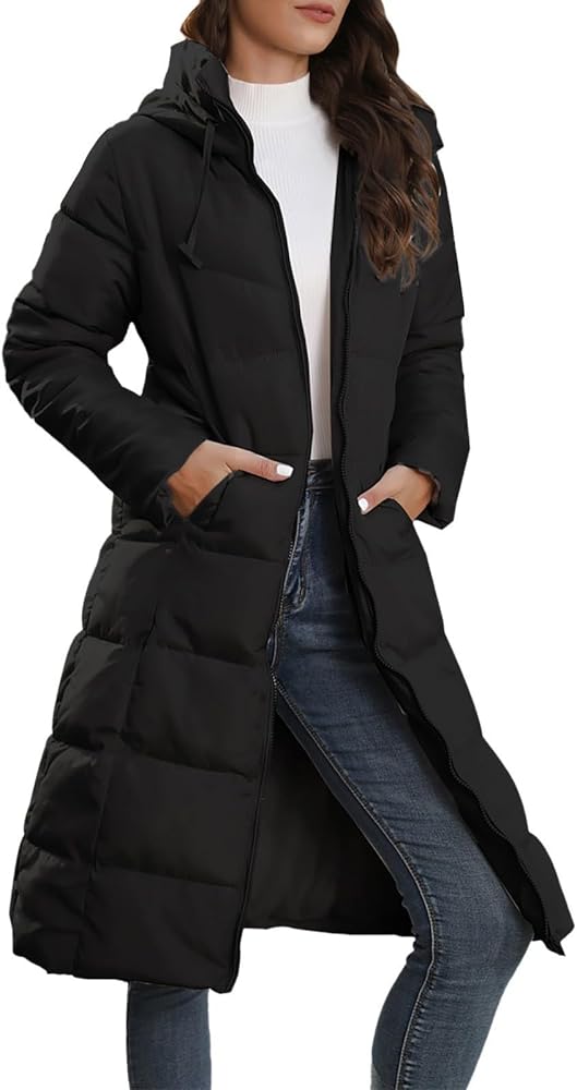 Jacket for Women plus Size Women's Packable Down Jacket Hooded Puffer Jacket Lightweight Winter Coat Jacket Women