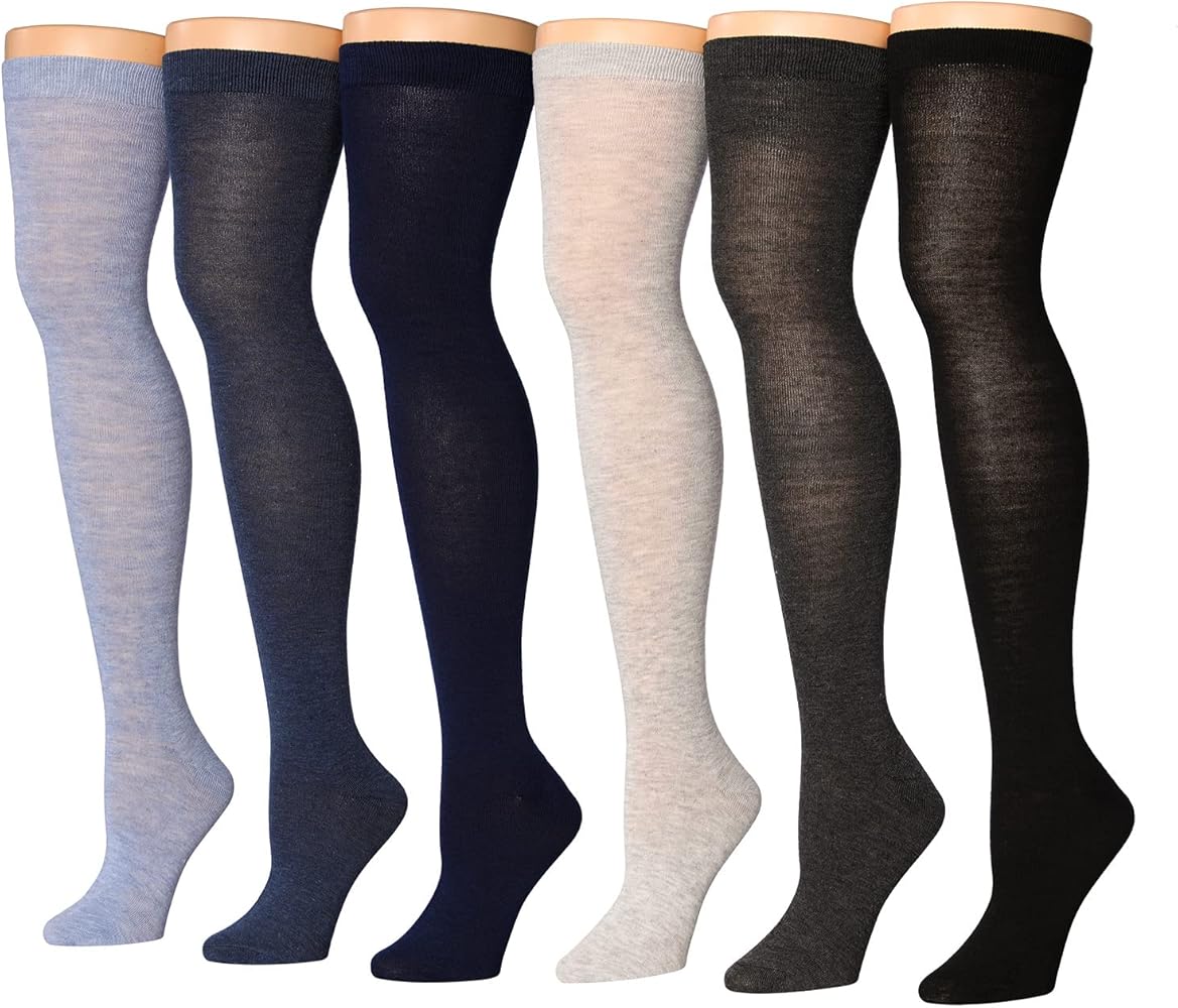 Women's Over The Knee Socks 6 Pairs