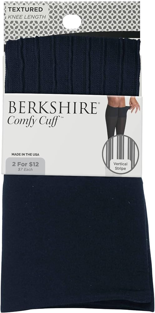 Berkshire Women's Comfy Cuff Vertical Stripe Trouser Socks