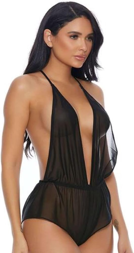 Women Sexy Cute Black Color Babydoll Lingerie Nightwear Sleepwear