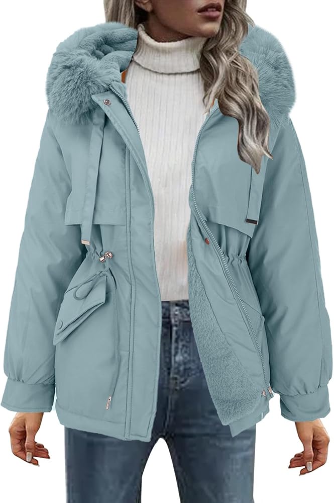 Womens Puffer Jackets Winter Coats for Women Plus Size Long Women's Coats, Jackets & Vests Down Jacket Puffy Vests for Women Trendy Diamond Quilted Jacket Lightweight