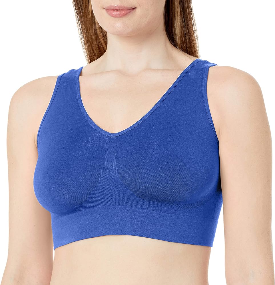 JUST MY SIZE Women's Pure Comfort Light Support Pullover Wireless T-Shirt Bra (Retired Colors)