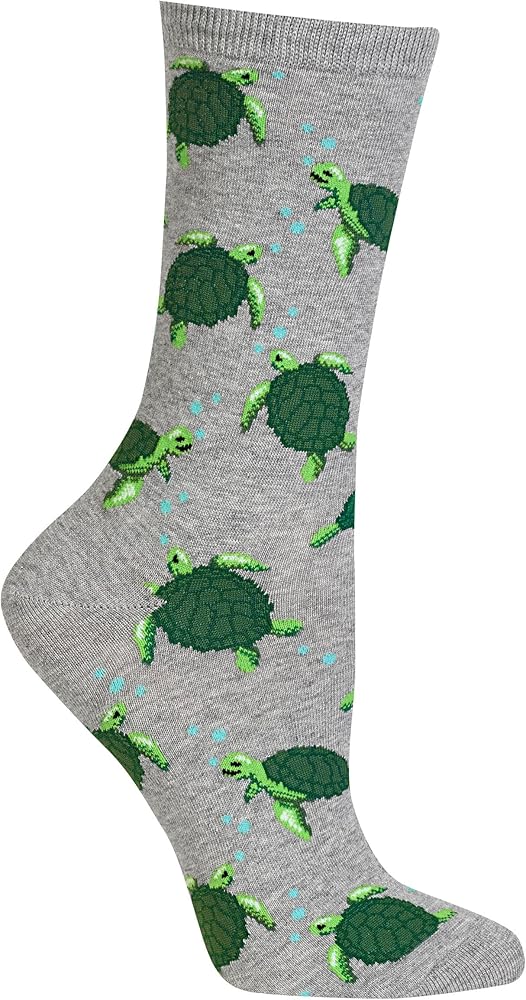 Hot Sox Women's Novelty Geometric Pattern Crew