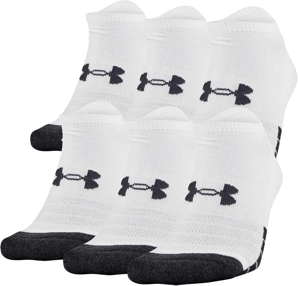 Under Armour Performance Tech No Show Socks, Multipairs