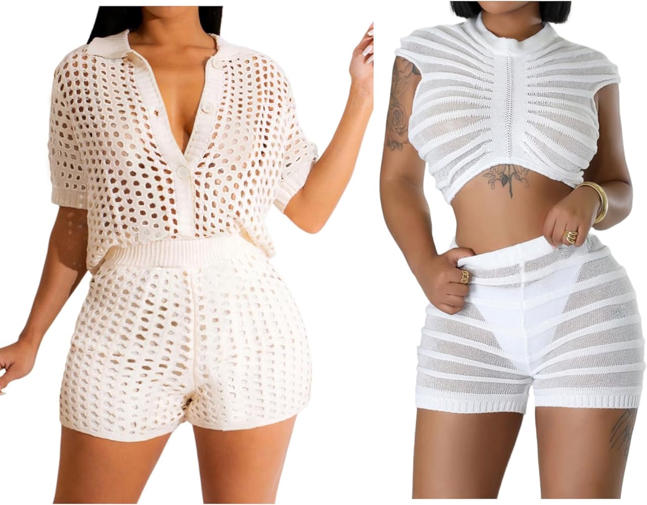 KANSOON Sexy Summer Outfits for Women 2024 Shorts Sets