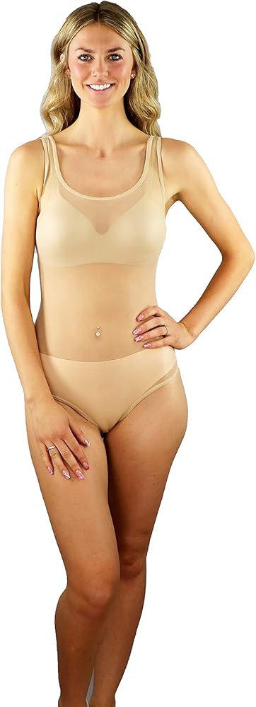 Mona's Choice Womens and Mens Oil Shine Glossy Bodysuit