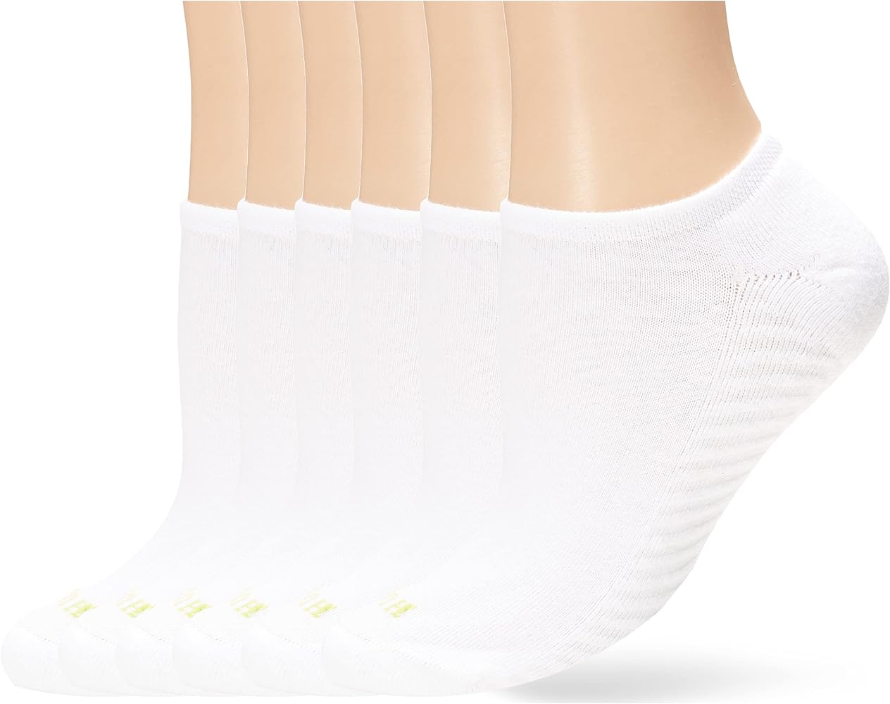 HUE Women's Massaging Liner Sock 6-Pack