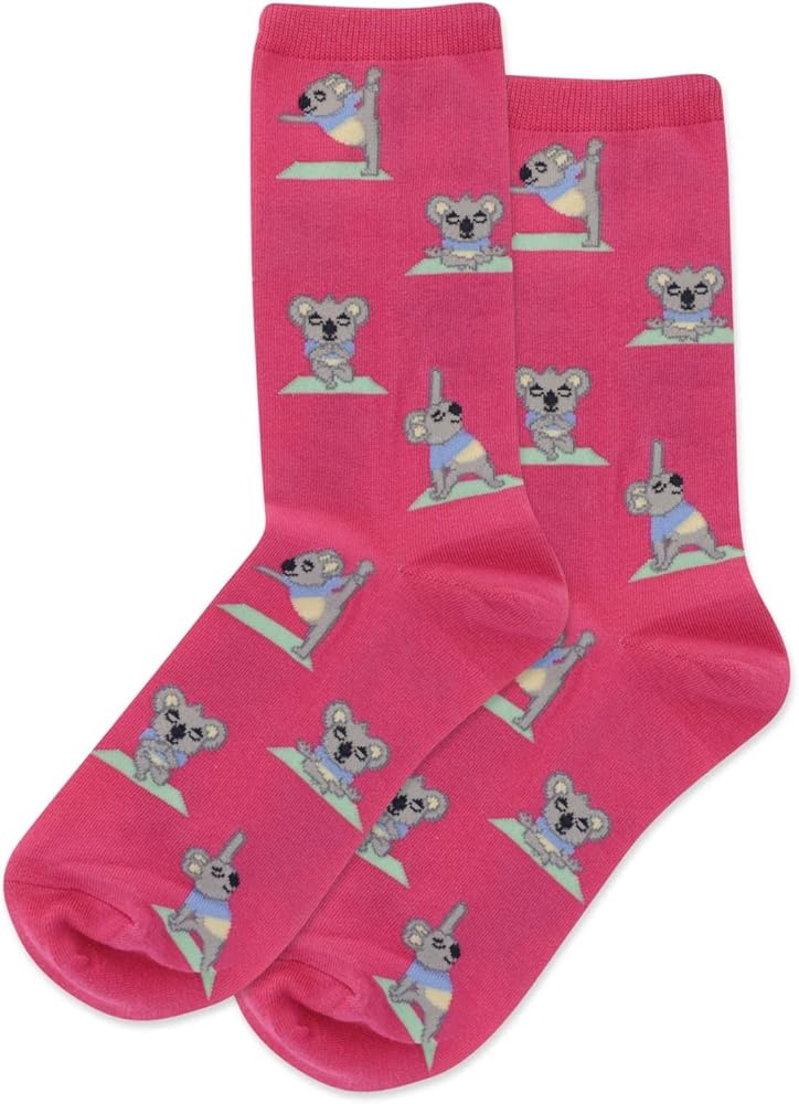 HotSox Koala Socks, 1 Pair, Women Shoe 4-10