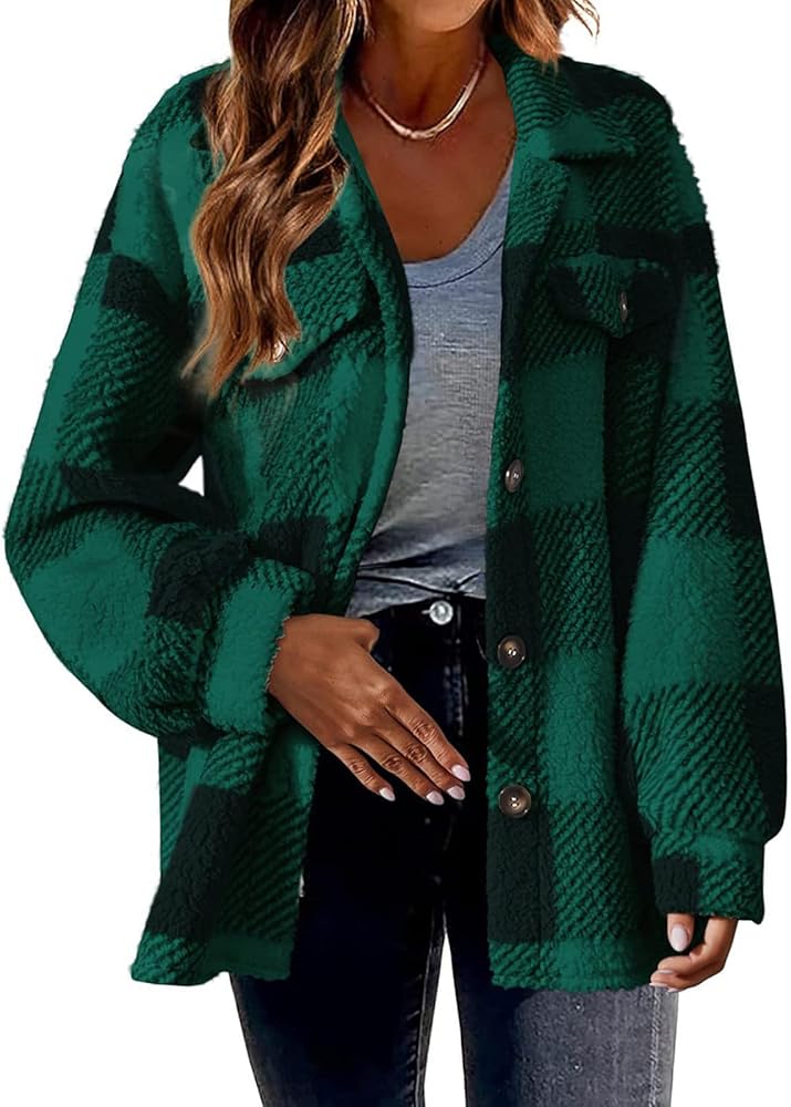 Women's Winter Coats 2023 Coat Faux Fleece Outwear Warm Lapel Biker Motor Jacket Coat, S-5XL