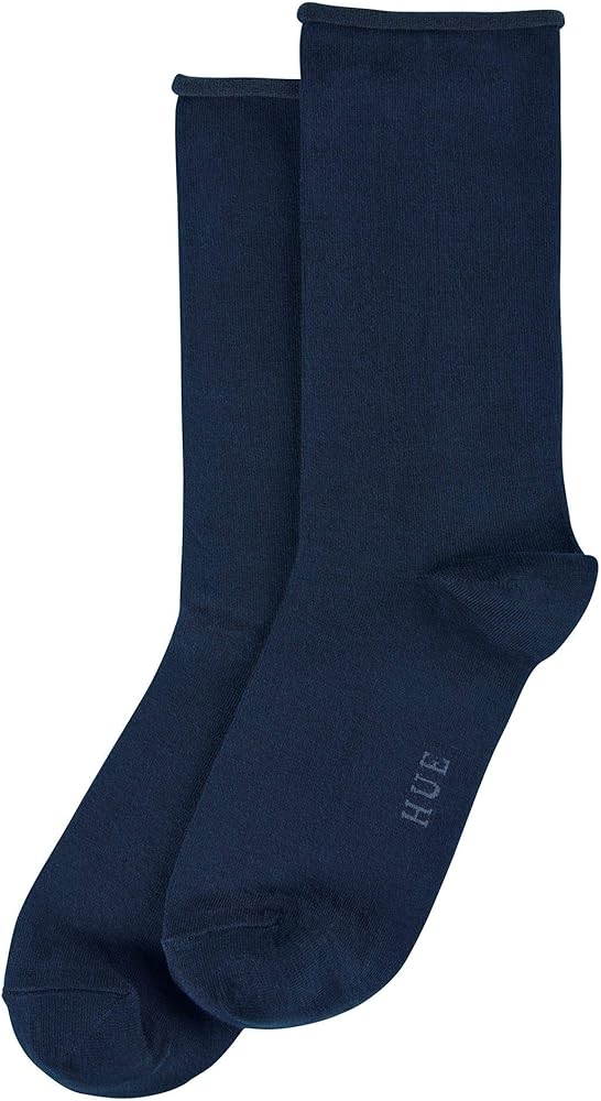 Hue Women's Jeans Sock 6487 O/S Navy