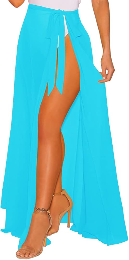 Women's Swimsuit Cover Up Summer Beach Wrap Skirt Swimwear Bikini Cover-ups