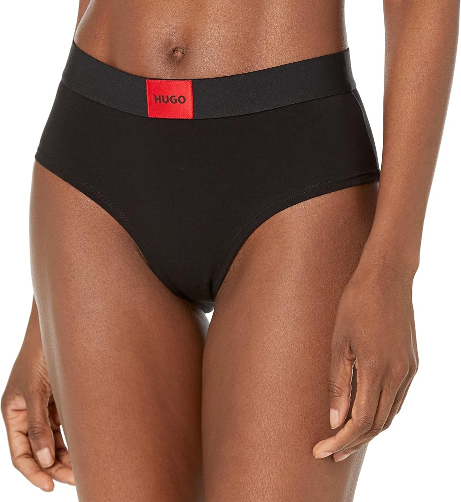 HUGO Women's Modern Cotton Stretch Hipster Brief