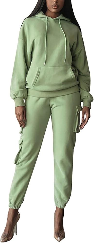 Women 2 Piece Outfits Sweatsuit Set 2024 Trendy Oversized Half Zip Sweatshirt Wide Leg Sweatpant Lounge Set