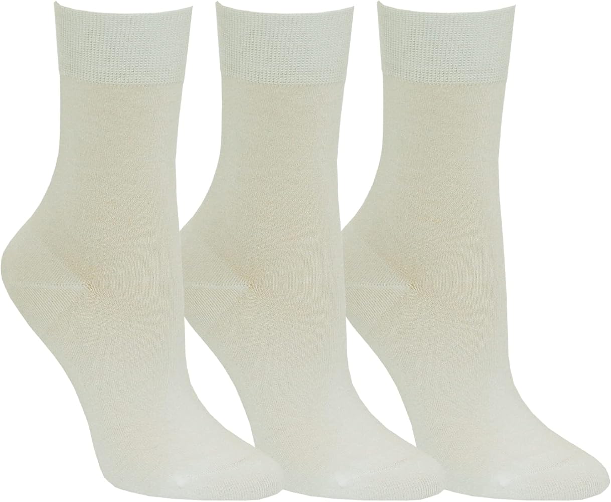 Badgley Mischka Women's Big Girls' Modal Rich Low Crew Socks