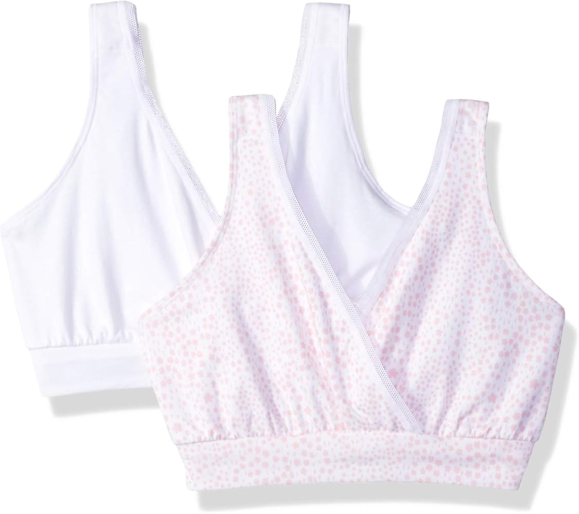 Playtex Women's Nursing Pullover Sleep Bra 2-Pack US02PK