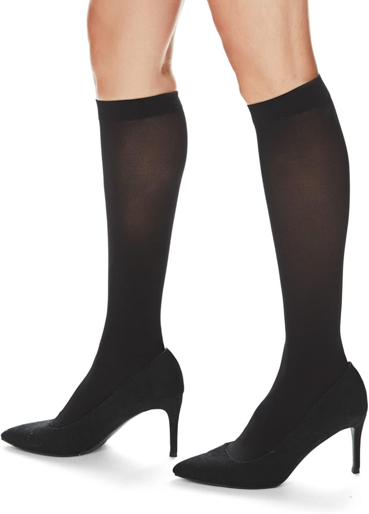 MeMoi Completely Opaque Knee High Stockings