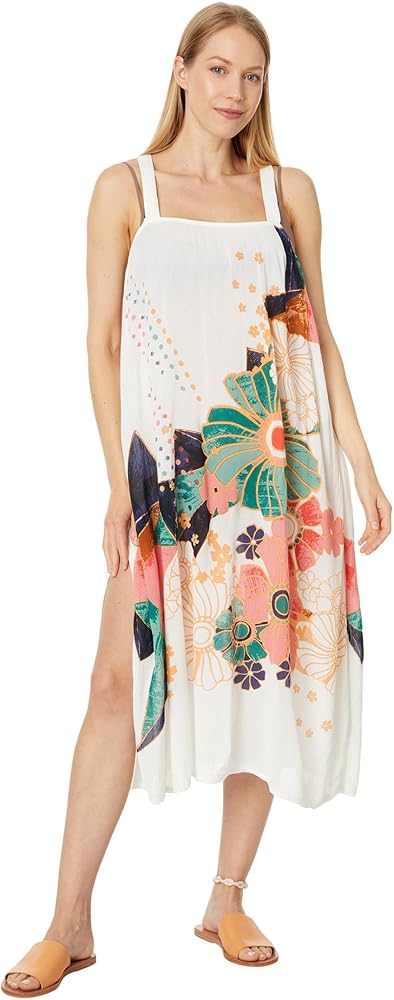 O'NEILL Women's Miranda Sleeveless Cover-Up Dress - Sleeveless Midi Beach Cover Up Dress with Adjustable Straps