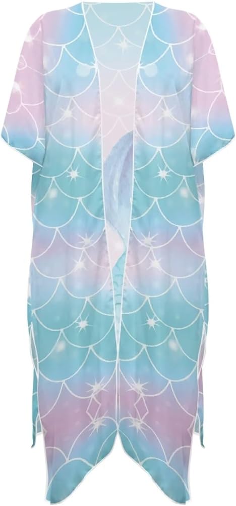 Womens Summer Swimsuit Cover Up Beach Casual Coverups Loose Kimonos Cardigans Swimwear