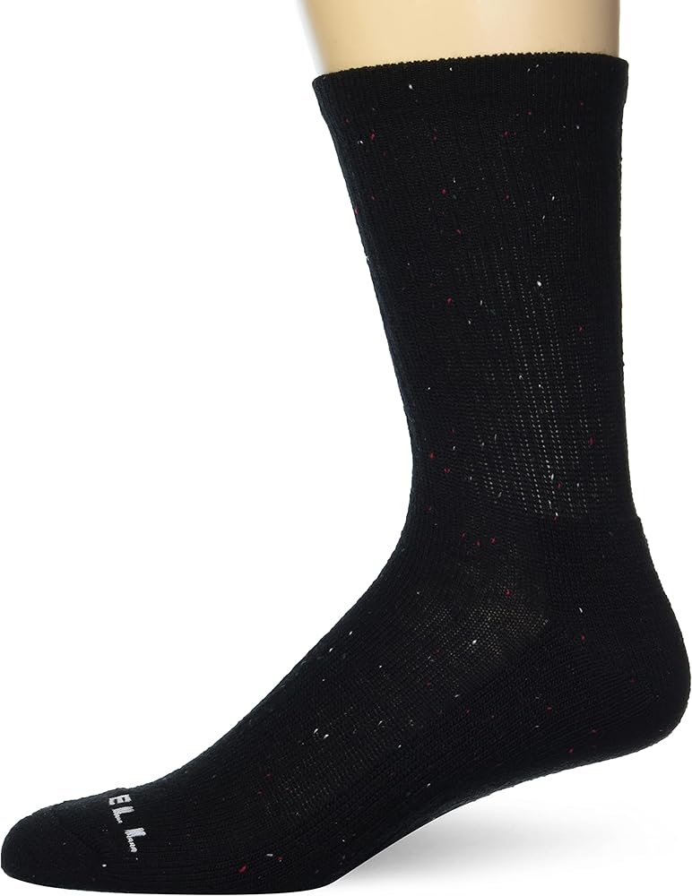 Merrell Unisex-adults Men's and Women's Speckled Wool Blend Crew Socks - Unisex Moisture Wicking