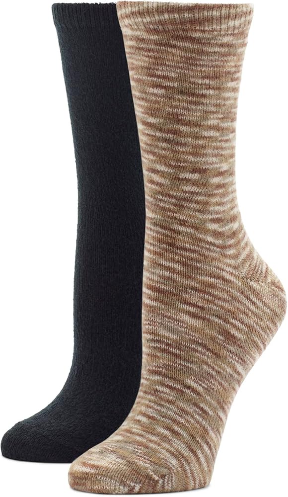 HUE Women's Space Dyed Boot Socks 2 Pair Pack