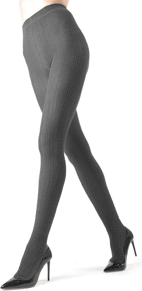 MeMoi Toronto Cable Sweater Cotton Blend Tights