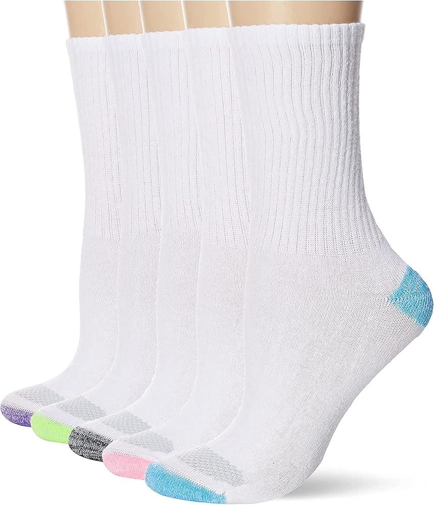 Hanes Womens Athletic Crew Socks