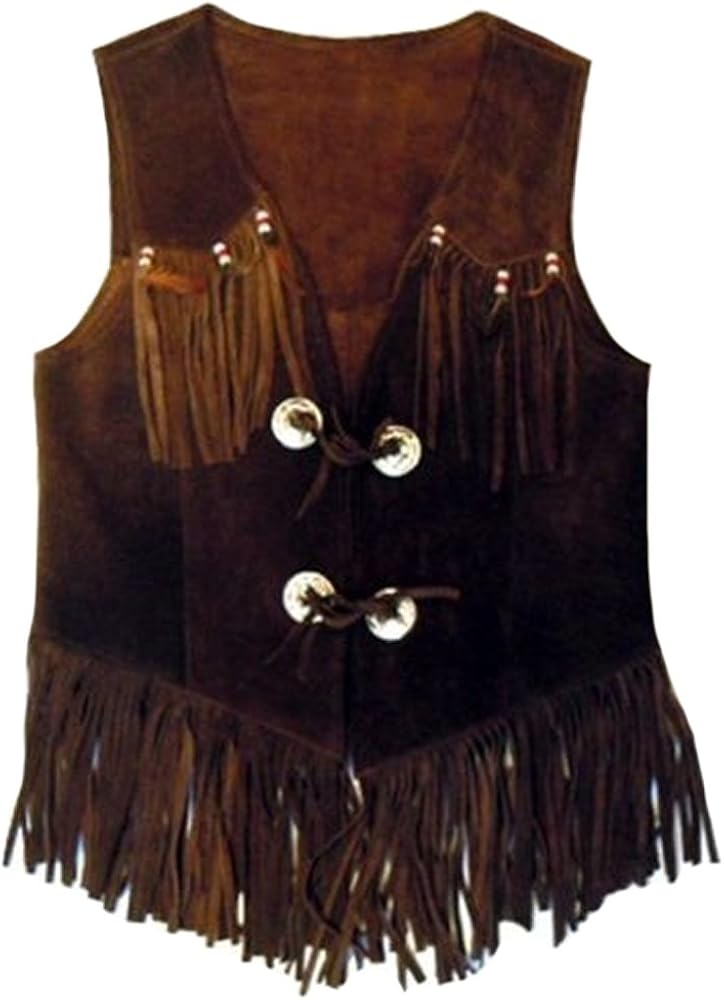 Women's Western Fashion Leather Vest