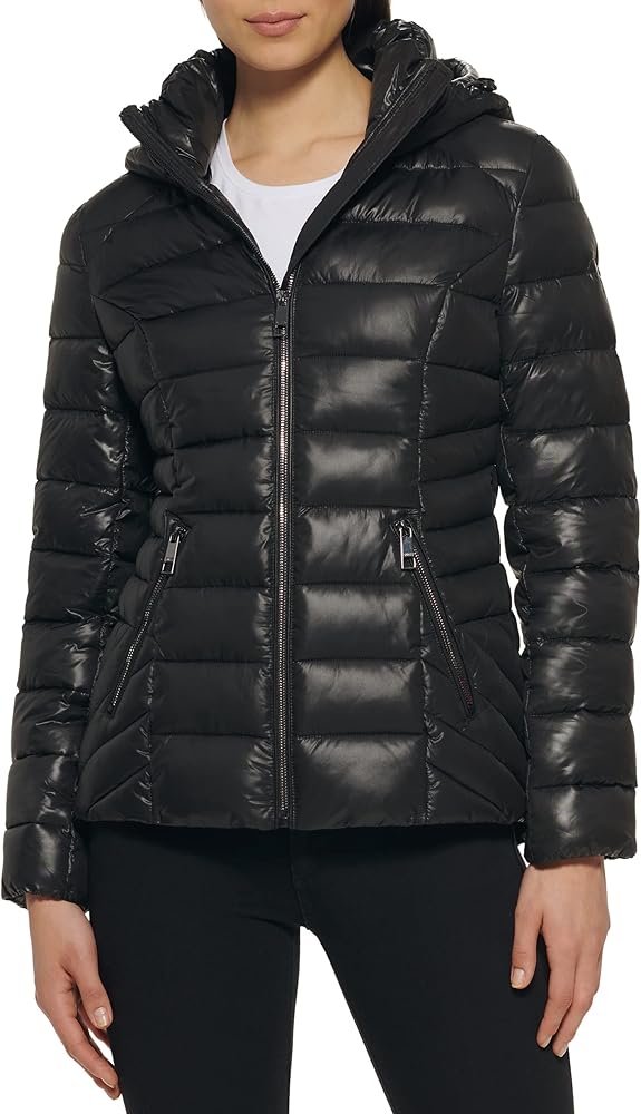 GUESS Women's Midweight Puffer Jacket