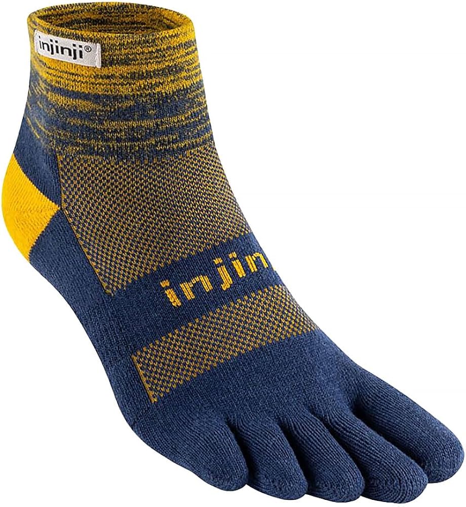 injinji Men's Trail Midweight Mini Crew Toesocks