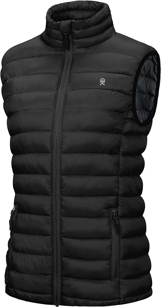 Little Donkey Andy Women's Lightweight Warm Puffer Golf Vest Thermal Winter Sleeveless Jacket for Hiking Travel Casual