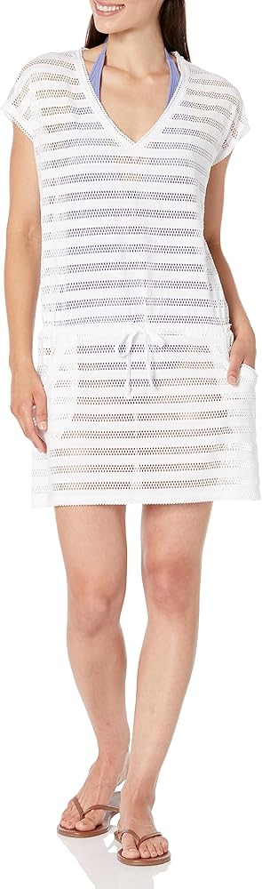 Calvin Klein Women's Basic Drawstring Swim Coverup