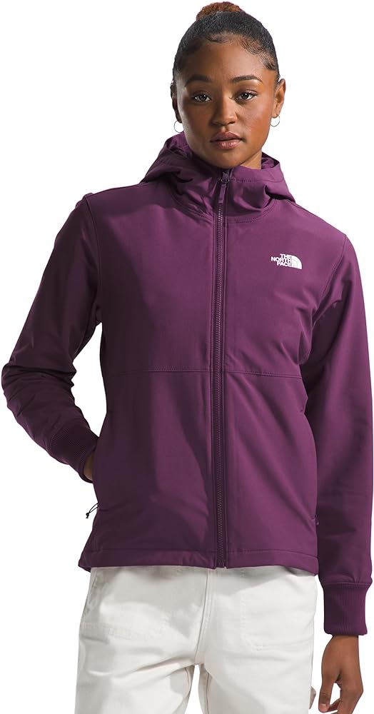 THE NORTH FACE Women's Shelbe Raschel Fleece Hooded Jacket (Standard and Plus Size), Black Currant Purple, Large