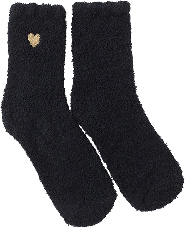 Comfortable Socks Women Heart Fuzzy Fleece Socks Winter Soft Warm Fluffy Socks Floor Socks