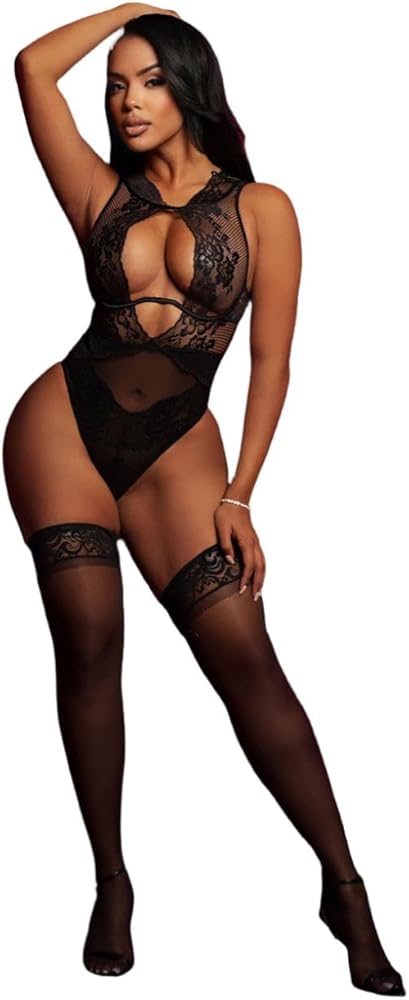 Lace Over It Thigh Highs Hosiery