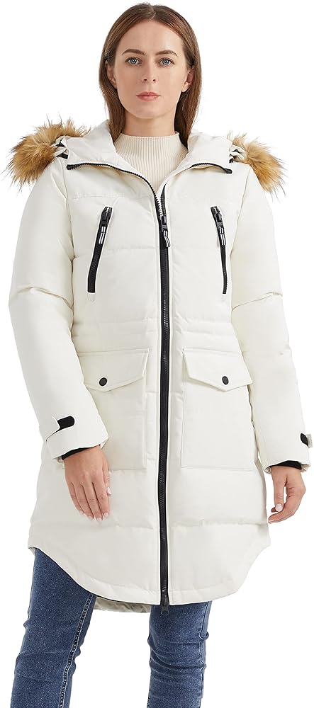 Orolay Women's Thickened Down Jacket Winter Warm Down Coat