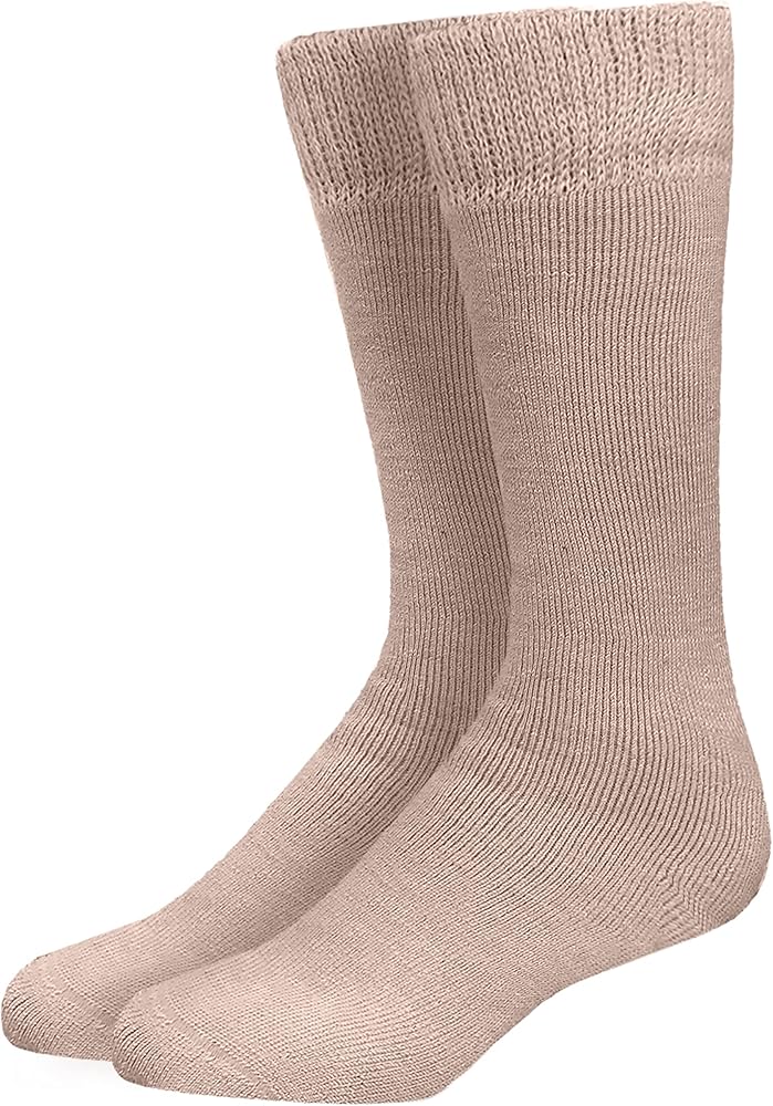 PERU Warm Hiking Socks, Mid-Length Baby Alpaca Wool Winter Thermal Outdoor Socks