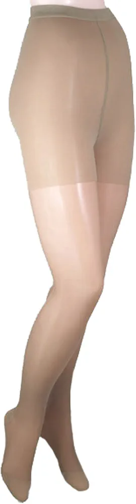 ITA-MED Sheer Pantyhose, Compression (20-22 mmHg) Beige, X Tall