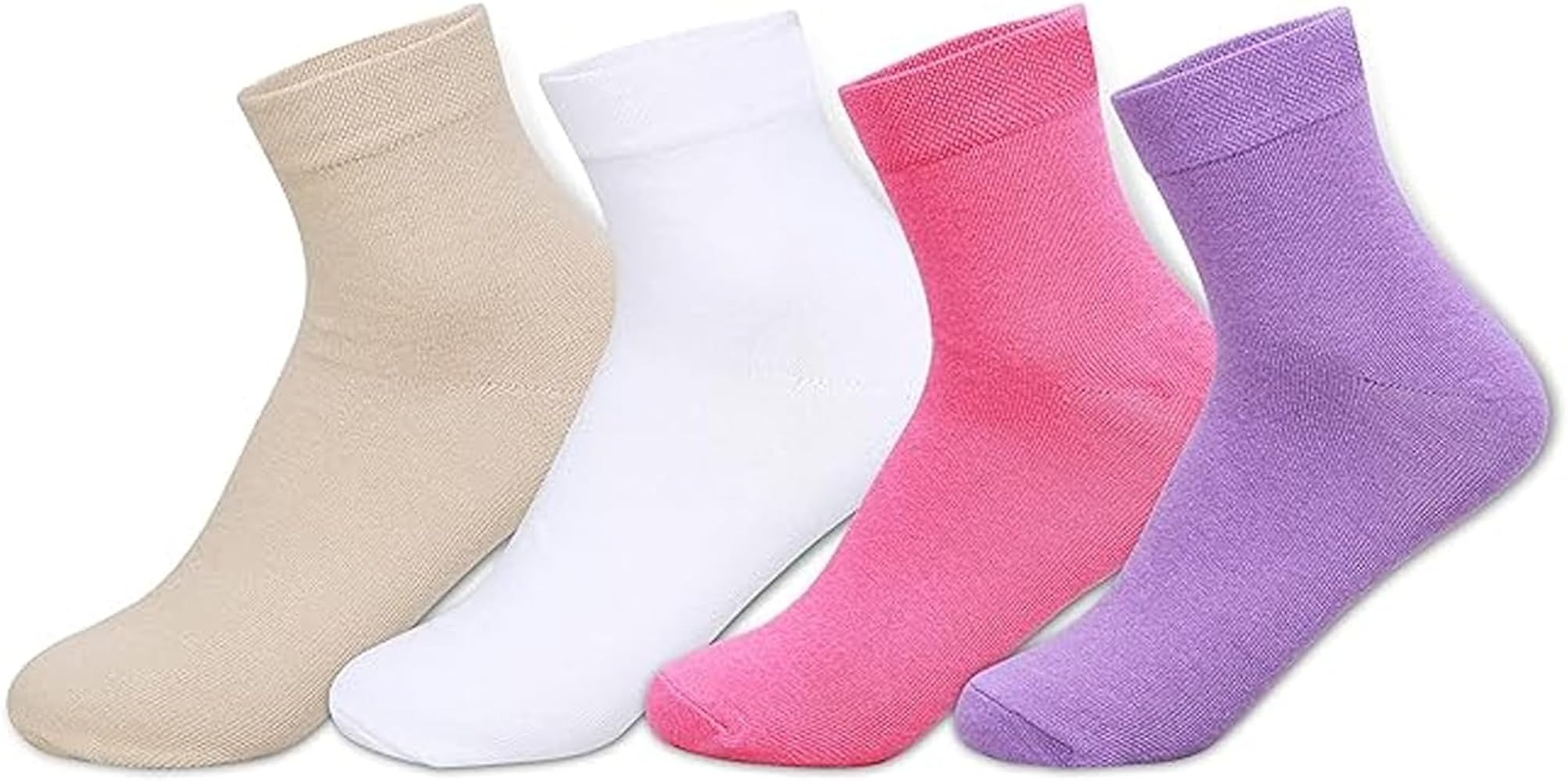 Women’s Ankle Socks for Formal Wear-Breathable, Anti-Odour Combed Cotton with Extra Durable Welt for All-Day Comfort