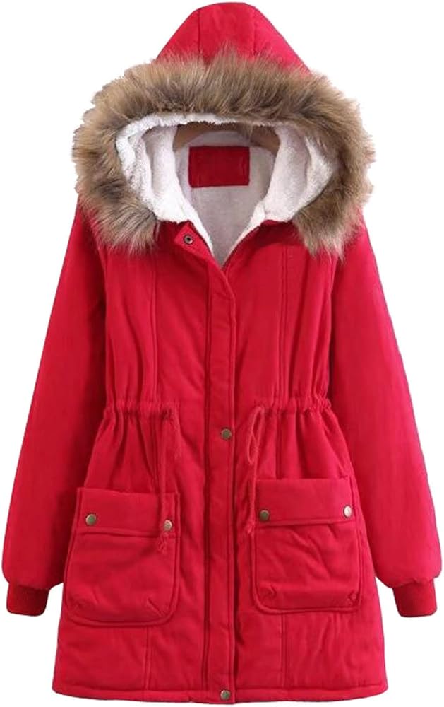 Coats For Women Fashion Dressy Winter Clothes Parkas Coats Puffer Coat With Hood Jacket Quilted Thickened Down Jackets